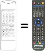 Replacement remote control TV 5175 B