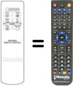 Replacement remote control UX-980