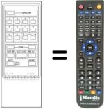 Télécommande équivalente VGX-715 HS 720