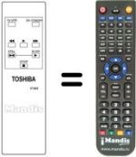 Télécommande équivalente VT-B1E