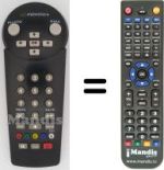 Télécommande équivalente Thomson DSR 435 TI