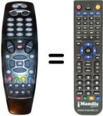 Replacement remote control MAX 800 SE