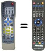 Replacement remote control Fenner DVD 60