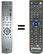 Télécommande équivalente LG RH-7900 H
