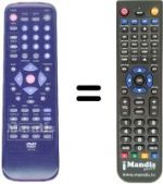 Replacement remote control SM ELECTRONIC SV 2100