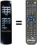 Telecomando equivalente Amstrad SRD 1600