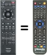 Telecomando equivalente Toshiba HD-EP35