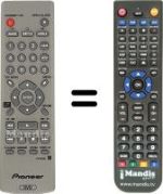 Télécommande équivalente Pioneer DVD 470
