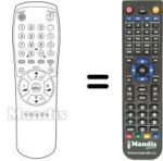 Gleichwertige Fernbedienung Samsung CB20S20BT