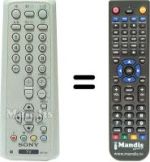 Télécommande équivalente Sony KV29CL10