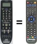Télécommande équivalente JVC PQ11534M-18
