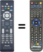 Replacement remote control Philips 242254901652