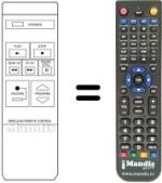 Replacement remote control Osaki VCR32