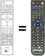 Télécommande équivalente LG CE29Q90ID