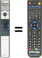 Télécommande équivalente LG 6710V00100A