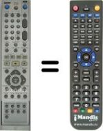 Replacement remote control LG DR4812V