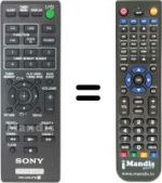 Replacement remote control RMAMU178