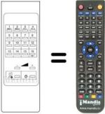 Télécommande équivalente Hitachi CPT1456PS