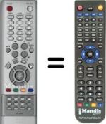 Replacement remote control Samsung LE40M61