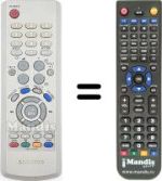 Gleichwertige Fernbedienung Samsung LW20M11CX/XEH
