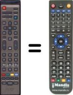 Télécommande équivalente Acer AT2231