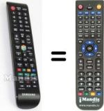 Télécommande équivalente BN59-00855A