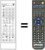 Télécommande équivalente Hitachi C28P510VT
