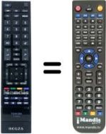 Telecomando equivalente Toshiba 37RL833G