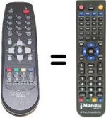 Telecomando equivalente Daewoo DTE28B1