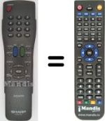 Telecomando equivalente Sharp LC-20S5U