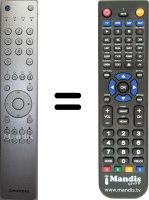 Replacement remote control Grundig VISION732-7860