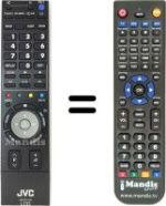Télécommande équivalente JVC LT-32DE9BU