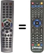 Replacement remote control RC536P