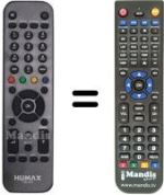 Replacement remote control Humax 03202-00096