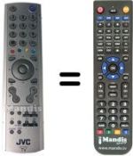 Télécommande équivalente JVC LT-42DY8ZG