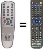 Télécommande équivalente LG 6710V00044H