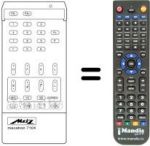 Replacement remote control Metz MECATRON 7204
