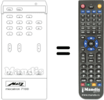 Replacement remote control Metz MECATRON 7100