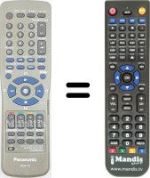 Replacement remote control Panasonic N2QAKB000003