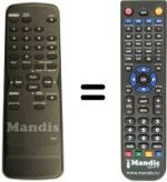 Télécommande équivalente Funai 29A-654