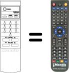 Télécommande équivalente RC56 MONO