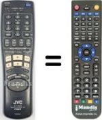 Telecomando equivalente JVC PQ21953U