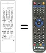 Telecomando equivalente JVC PU11099