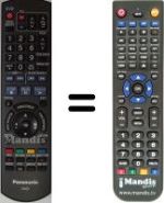 Telecomando equivalente Panasonic DMRE-X768