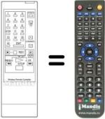Replacement remote control RC117