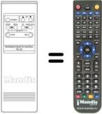 Télécommande équivalente RC53