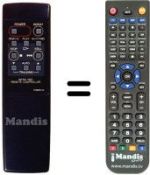 Replacement remote control RC60