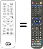 Gleichwertige Fernbedienung Akai VS-G765SEG