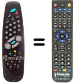 Telecomando equivalente RC1010