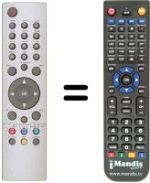 Replacement remote control RC1240-2440